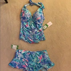 Lily Pulitzer two piece bathing suit